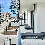 Luksusowy E209 Z Tarasem, Basenem, Sauna, Jacuzzi, Przy Samej Plazy - 5d Apartmán *